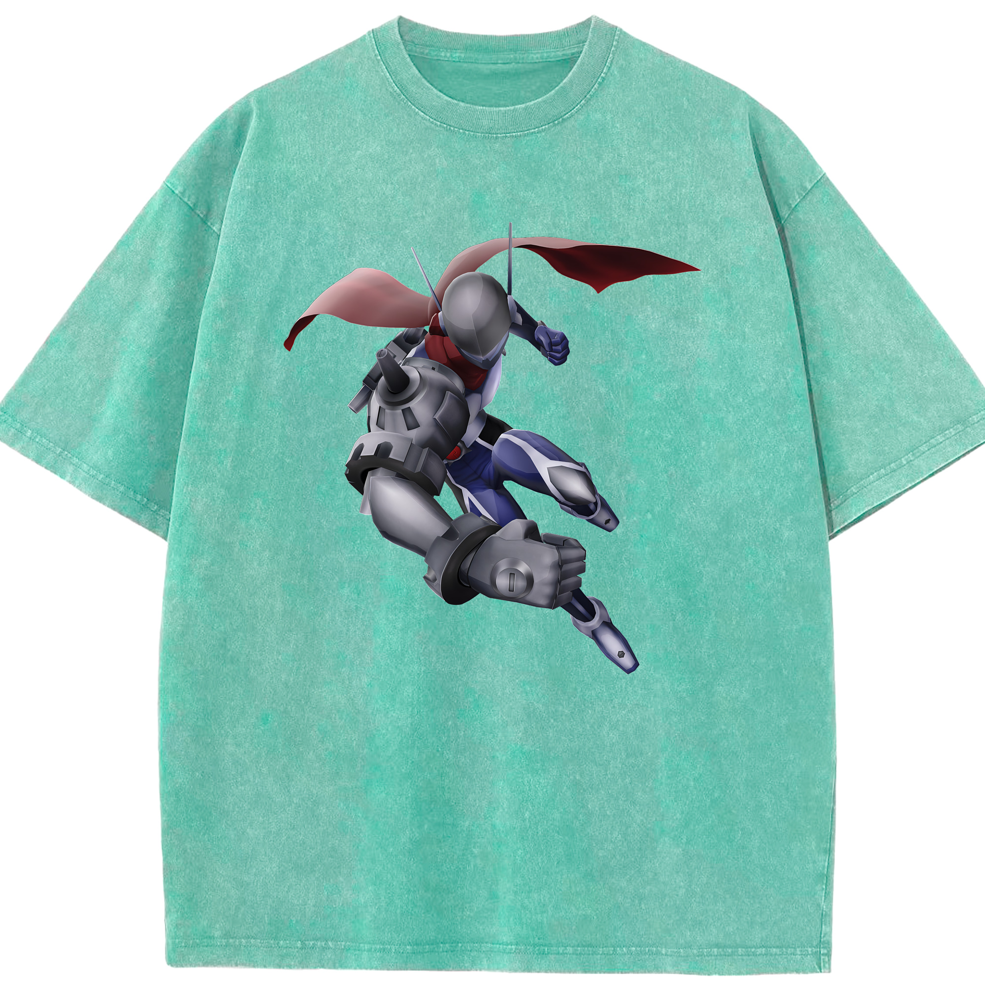 （画像用） Digimon デジタルモンスター/デジモン 綿100% ヴィンテージ風 半袖Tシャツ（フロントプリント）